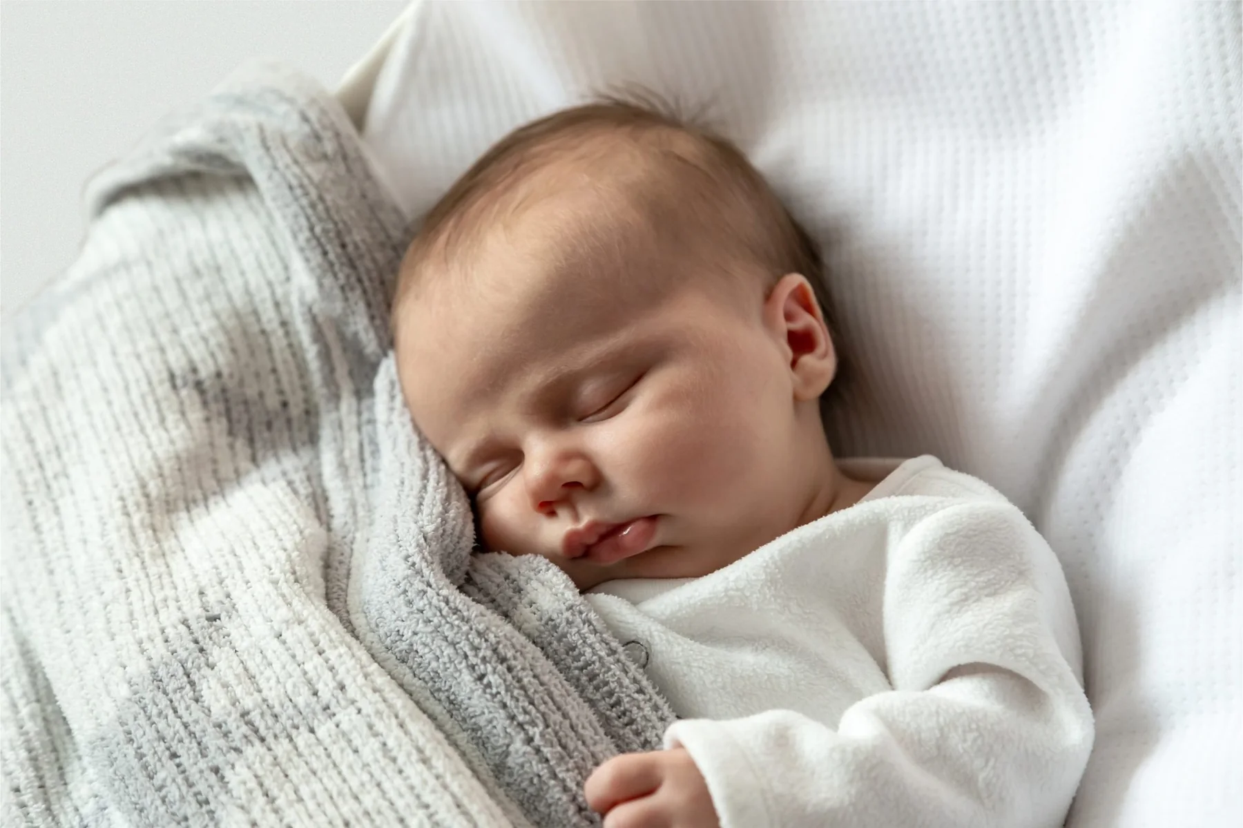 Bebé durmiendo plácidamente